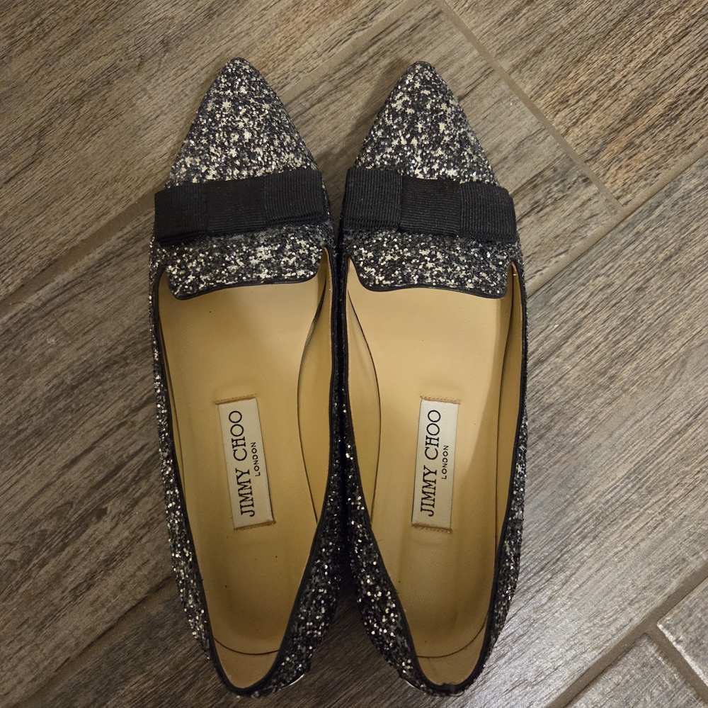 Jimmy Choo Gala Flat EU38 No Box Price Firm